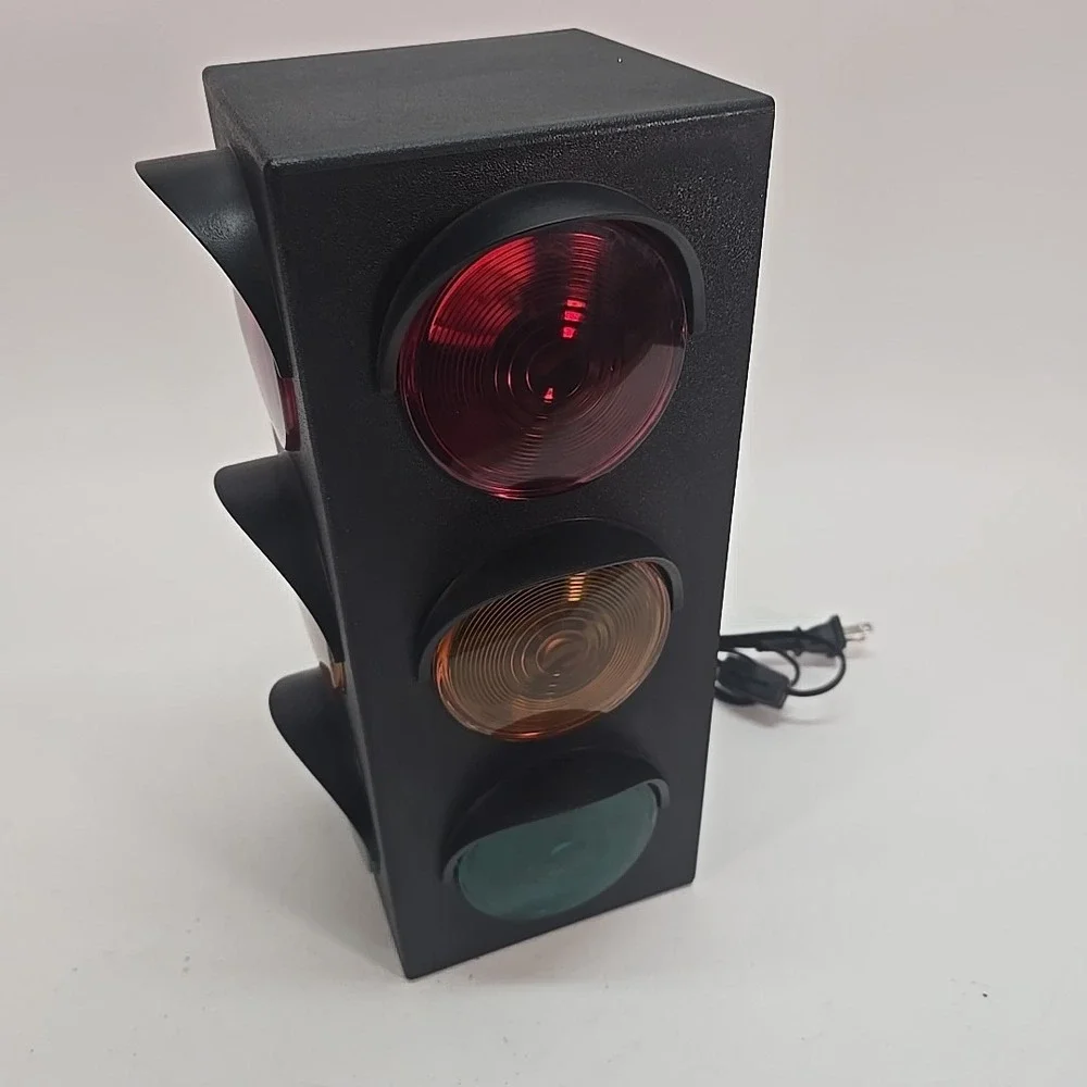 Flashing Traffic Light Decoration Table Lamp Lights Strobe 1 Light Needs Replace